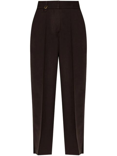 Jacquemus Tibau tapered trousers - Brown - zdjęcie produktu nr 1