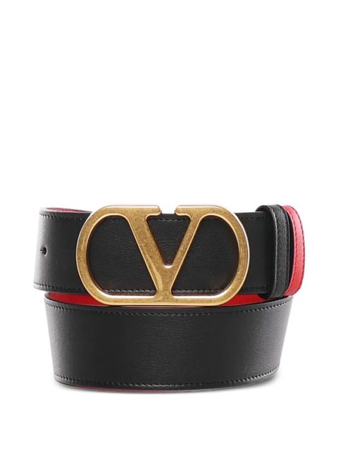 Valentino Garavani logo buckle belt - Black - zdjęcie produktu nr 1
