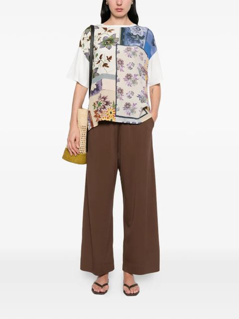 Weekend Max Mara floral-print T-shirt - White - zdjęcie produktu nr 2