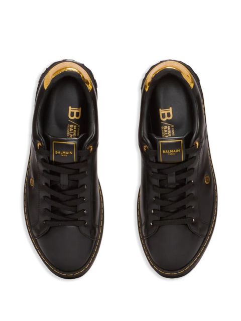 Balmain B-Court leather sneakers - Black