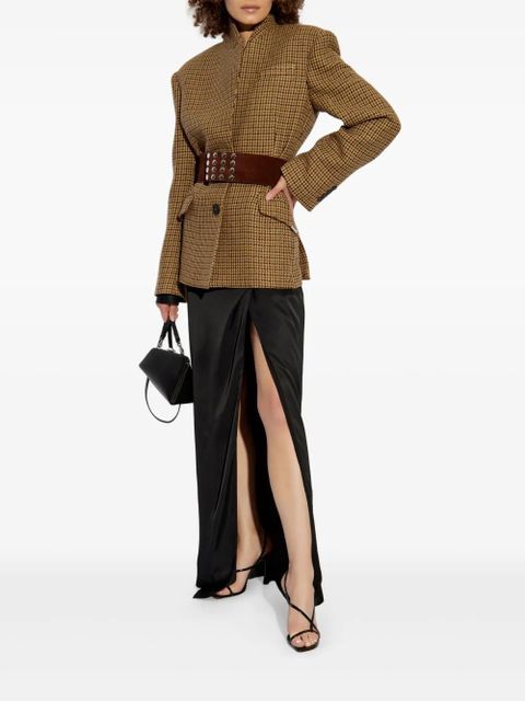 The Attico houndstooth blazer - Brown - zdjęcie produktu nr 2