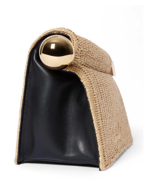 Jacquemus Round Carré clutch - Neutrals
