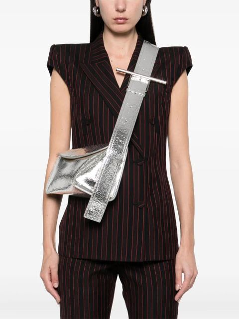 Alexander McQueen T-Bar Sling shoulder bag - Silver - zdjęcie produktu nr 2