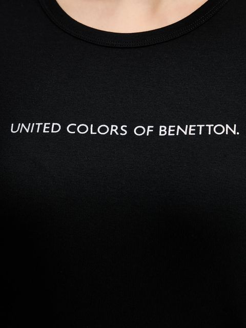 United Colors of Benetton longsleeve bawełniany