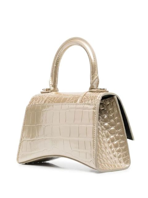 Balenciaga XS Hourglass top-handle bag - Gold
