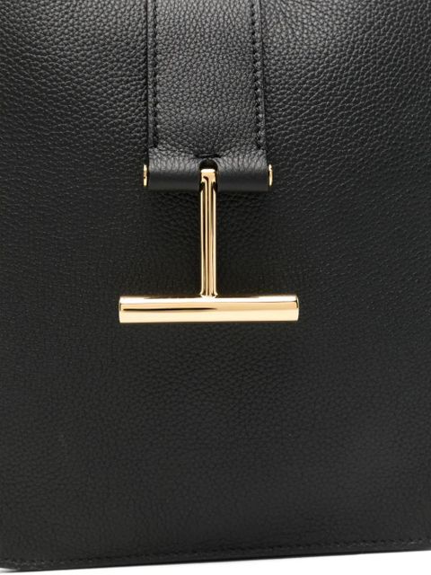 TOM FORD Tara T-bar-buckle shoulder bag - Black
