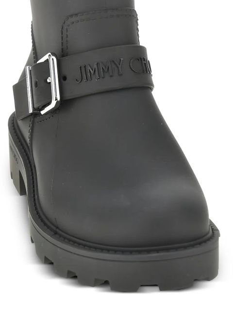 Jimmy Choo buckle-strap biker boots - Black - zdjęcie produktu nr 2