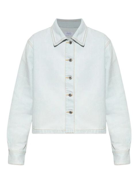 Off-White pocket denim shirt - Blue - zdjęcie produktu nr 1