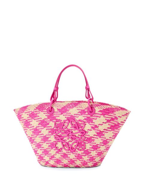 LOEWE x Paula's Ibiza medium Anagram Basket tote bag - Pink