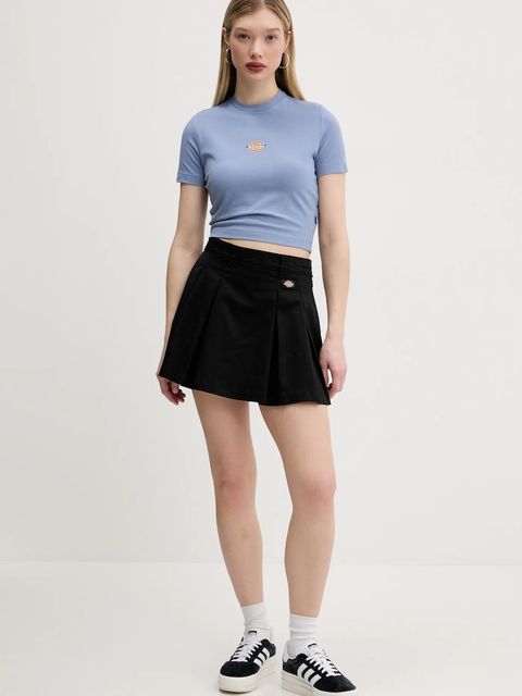 Dickies spódnica kolor czarny mini rozkloszowana DK0A4Z87BLK1 - zdjęcie produktu nr 2