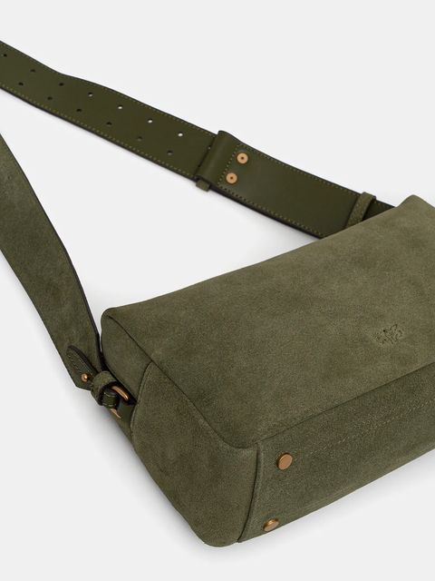 Pinko torebka zamszowa Horizontal