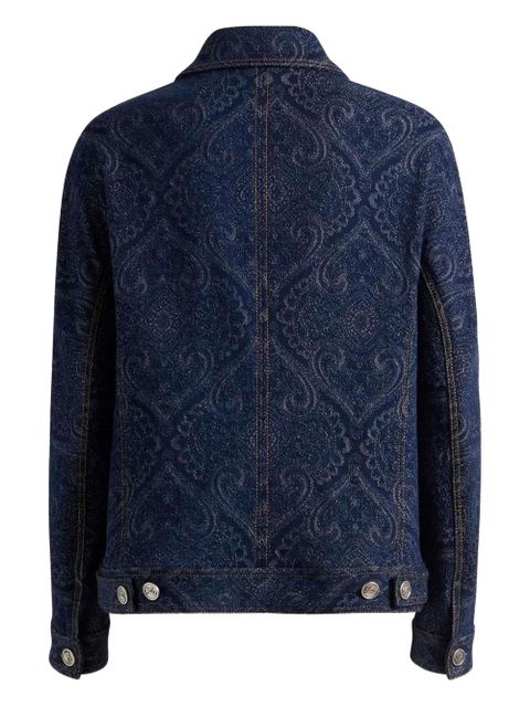 ETRO paisley-pattern denim jacket - Blue - zdjęcie produktu nr 2