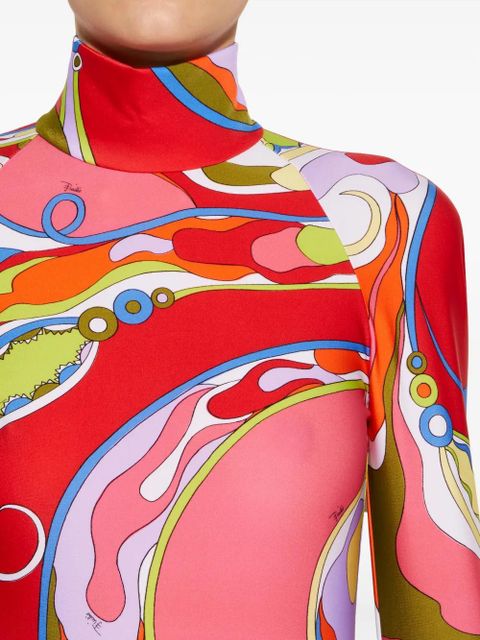 PUCCI Orchidee dress - Red