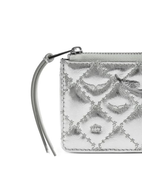 Zadig&Voltaire diamond-pattern wallet - Silver