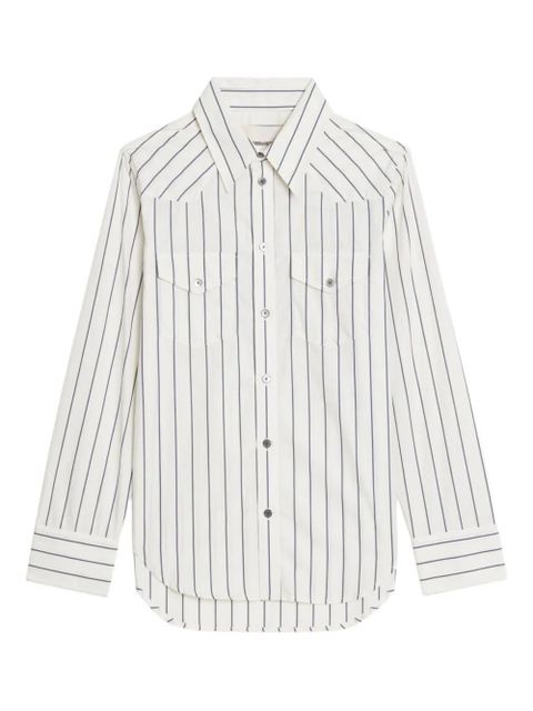 Zadig&Voltaire Thelma striped pocket shirt - White - zdjęcie produktu nr 1