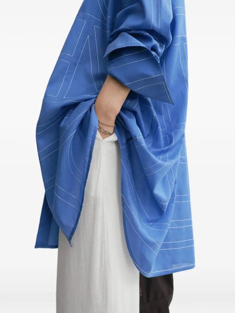 TOTEME graphic shirt - Blue