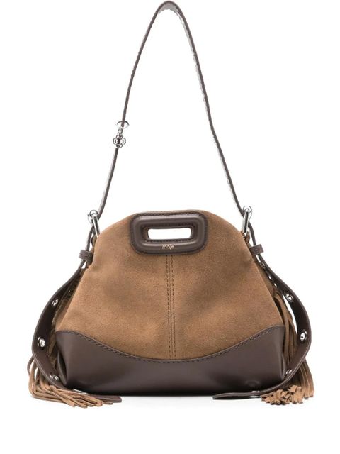 Maje Miss M fringed strap shoulder bag - Brown - zdjęcie produktu nr 1
