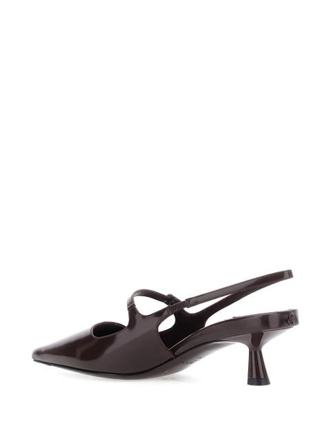 Jimmy Choo 45mm Didi slingback pointed-toe pumps - Brown - zdjęcie produktu nr 2