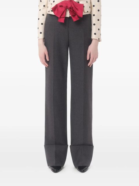 Valentino Garavani virgin wool trousers - Grey