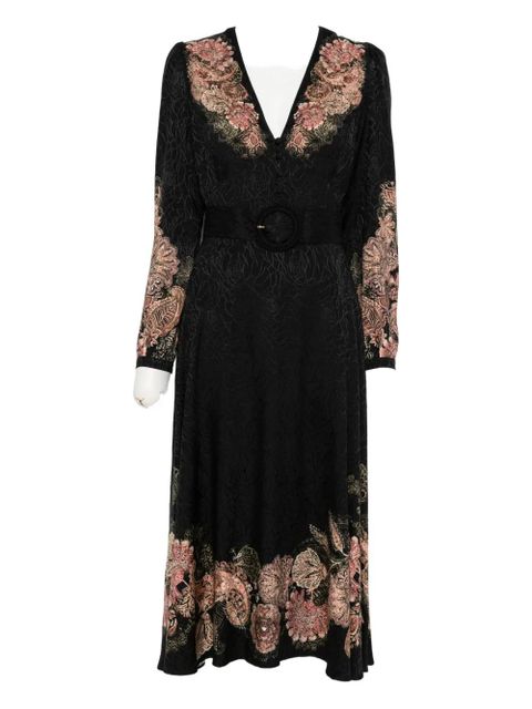 TWINSET floral-print dress - Black - zdjęcie produktu nr 1