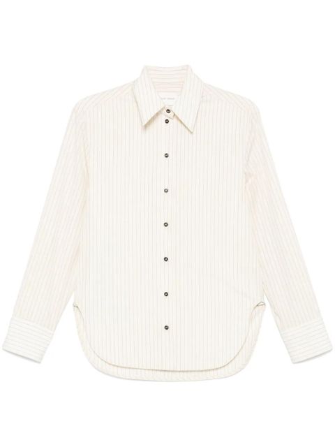 LouLou de Saison striped shirt - White - zdjęcie produktu nr 1