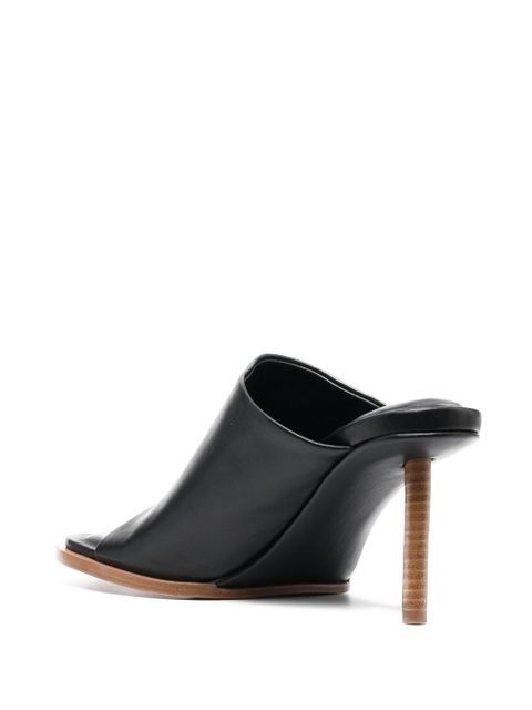 Jacquemus 90mm Les Mules Rond Carré sandals - Black - zdjęcie produktu nr 2