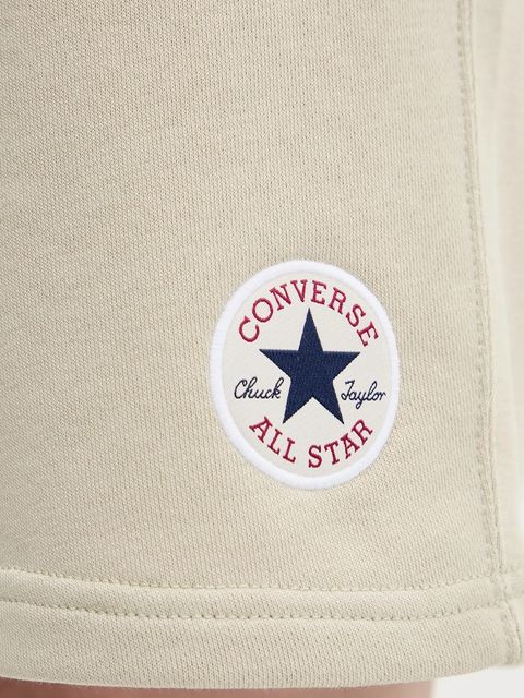 Converse szorty kolor beżowy gładkie 10026979-A10