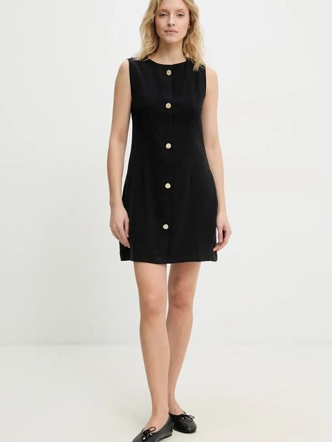 Answear.LAB sukienka kolor czarny mini prosta - zdjęcie produktu nr 1