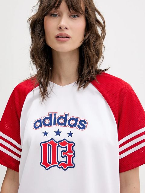 adidas Originals t-shirt Jersey damski kolor biały KC6287