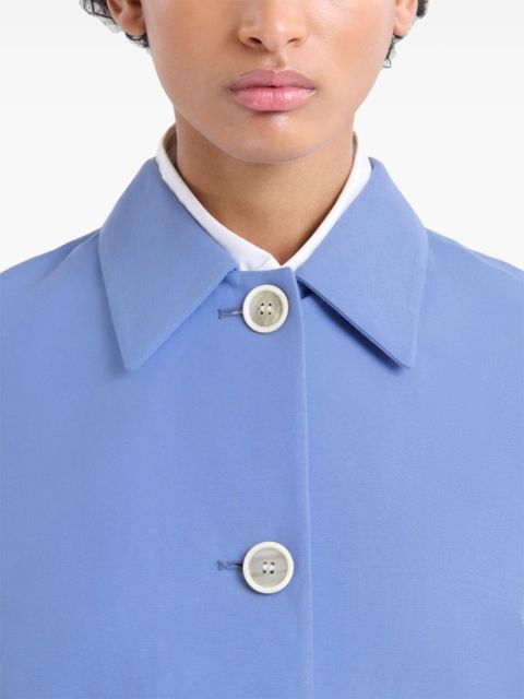 Marni cotton cropped jacket - Blue