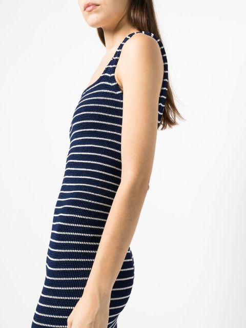 Hunza G striped tank dress - Blue