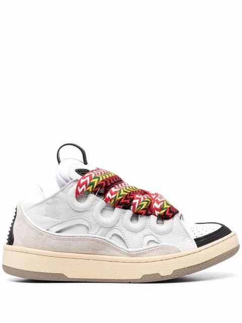 Lanvin Curb lace-up sneakers - White - zdjęcie produktu nr 1