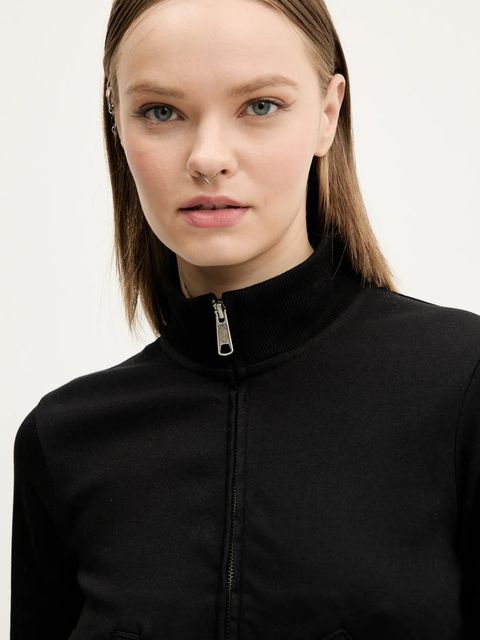 Dickies bluza damska kolor czarny gładka DK0A4Z71BLK1