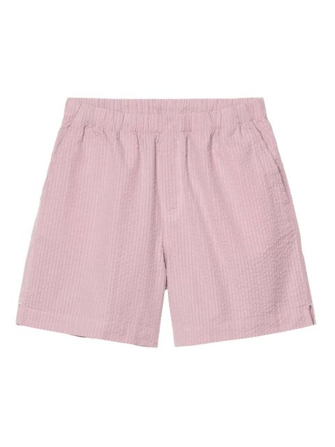Carhartt WIP textured elastic-waist shorts - Pink - zdjęcie produktu nr 1