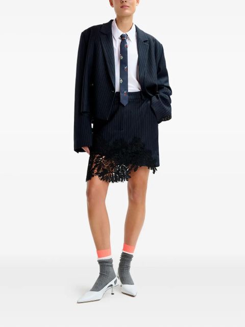 Essentiel Antwerp ruffle-detail cotton shirt - White - zdjęcie produktu nr 2