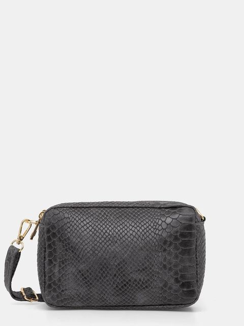 Answear.LAB torebka skórzana kolor szary - zdjęcie produktu nr 1