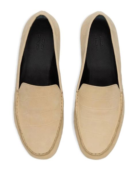 LouLou de Saison Pesaro topstitching loafers - Neutrals