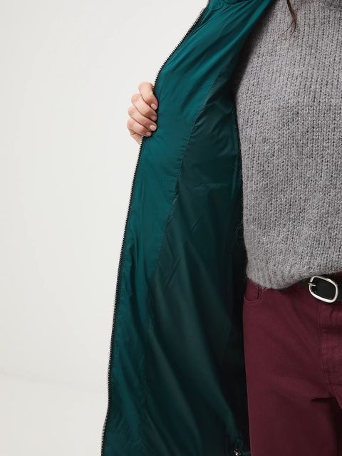 Medicine płaszcz puchowy kolor zielony