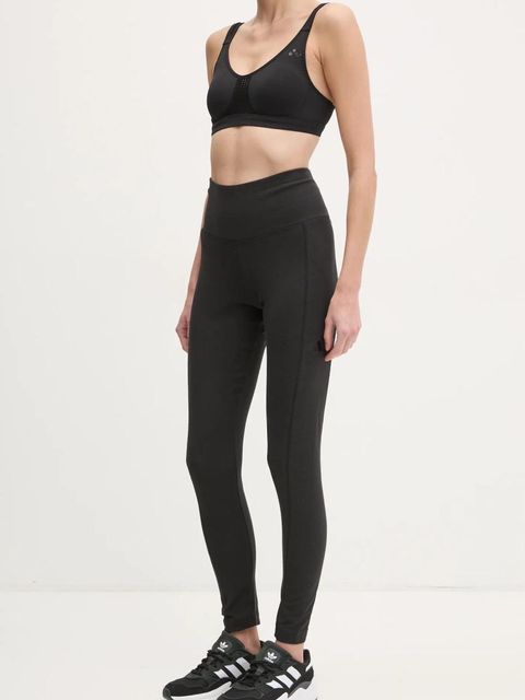 adidas spodnie ALL SZN RIB damskie kolor czarny gładkie JJ1249