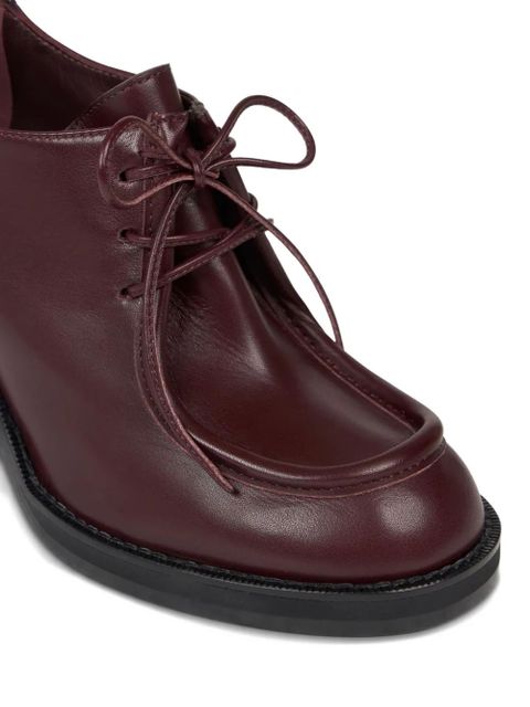 ETRO 75mm lace-up texan-heel pumps - Red