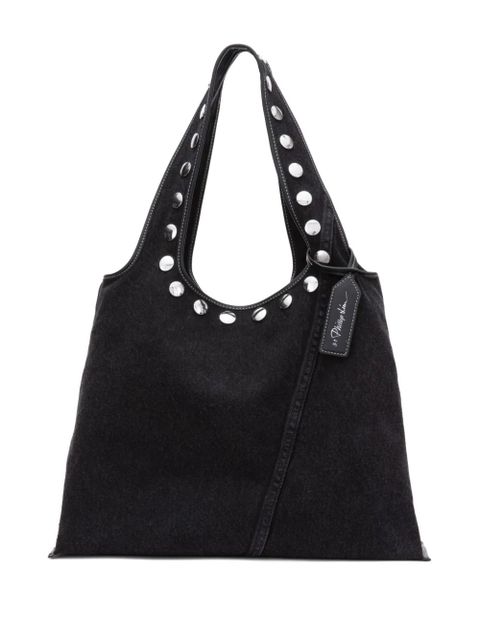 3.1 Phillip Lim Market denim tote bag - Black - zdjęcie produktu nr 1