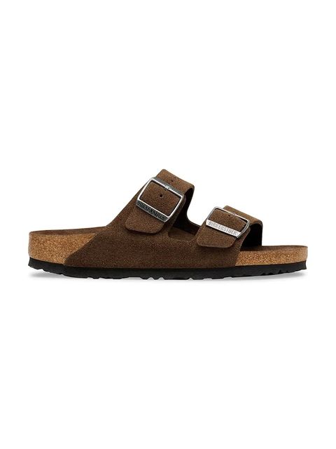Birkenstock klapki zamszowe Arizona SFB LEVE - zdjęcie produktu nr 1