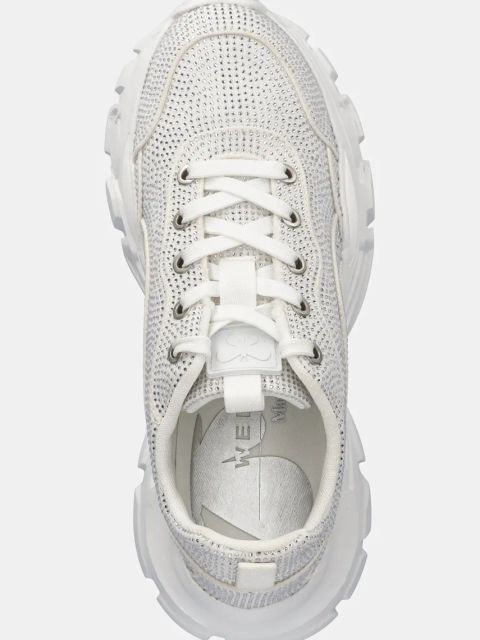 Weekend Max Mara sneakersy TENENTE damskie kolor srebrny 2515761014600