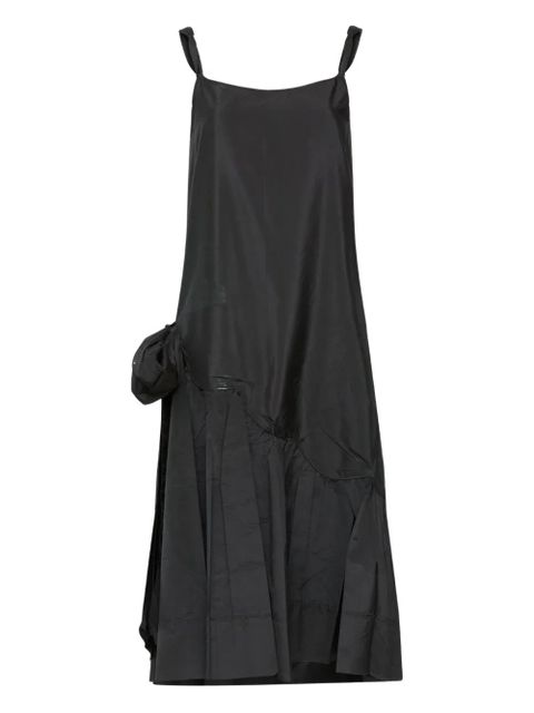 Maison Margiela bow-detail strap midi dress - Black - zdjęcie produktu nr 1