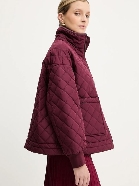 Armani Exchange kurtka kolor bordowy przejściowa oversize XW000683 AF16200