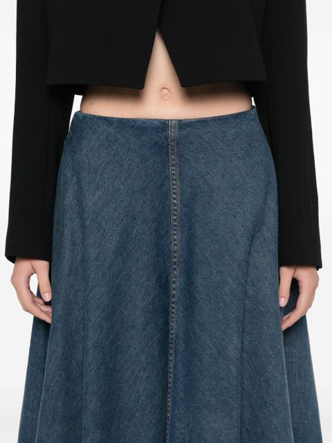 KHAITE Renta denim skirt - Blue