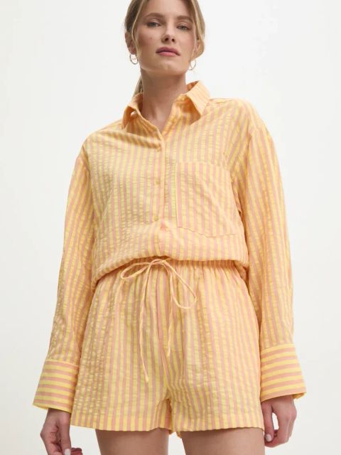 Answear.LAB komplet damski kolor żółty