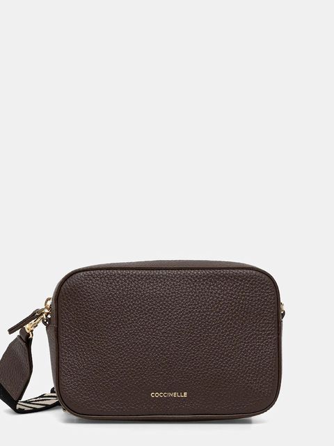 Coccinelle torebka skórzana kolor brązowy E5 MN5 55 I1 01 - zdjęcie produktu nr 1