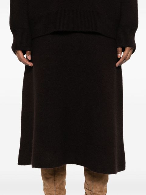 The Row Ivaanka skirt - Brown