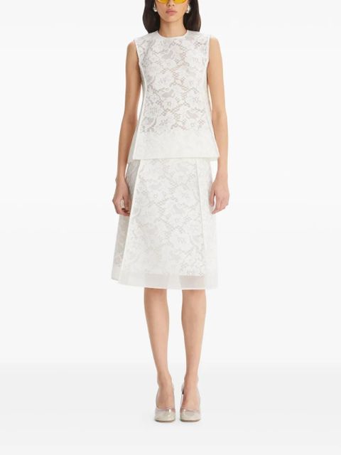 Tory Burch corded lace skirt - White - zdjęcie produktu nr 2
